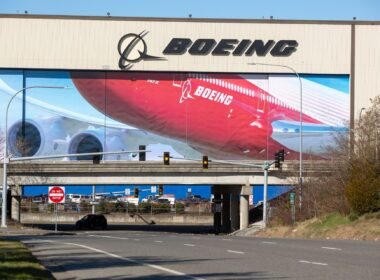 Boeing assembly hangar Washington