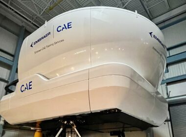 CAE Embraer flight simulator