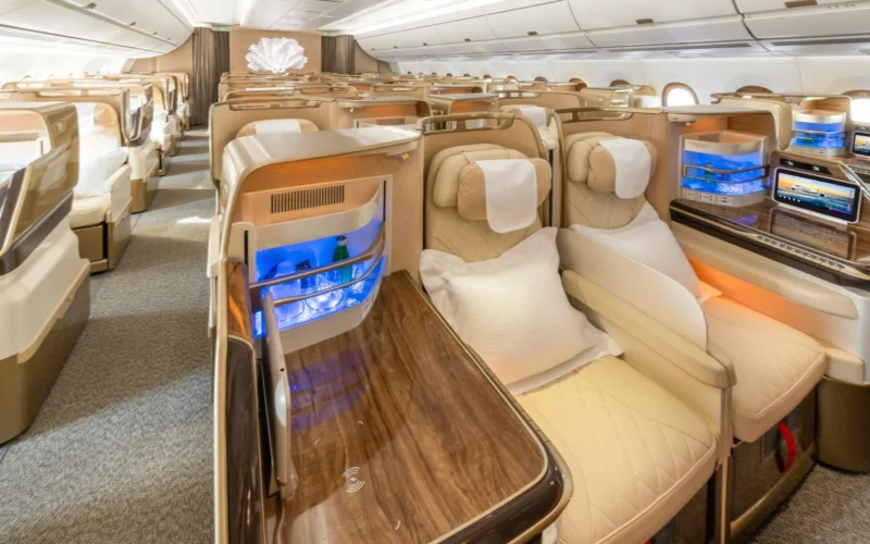 Emirates A350 business class