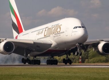 Emirates A380 SYD