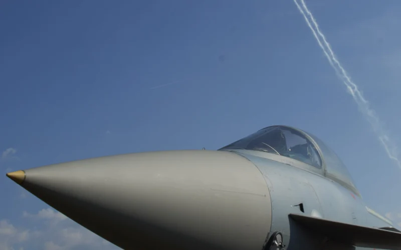 Eurofighter Typhoon aircraft cockpit
