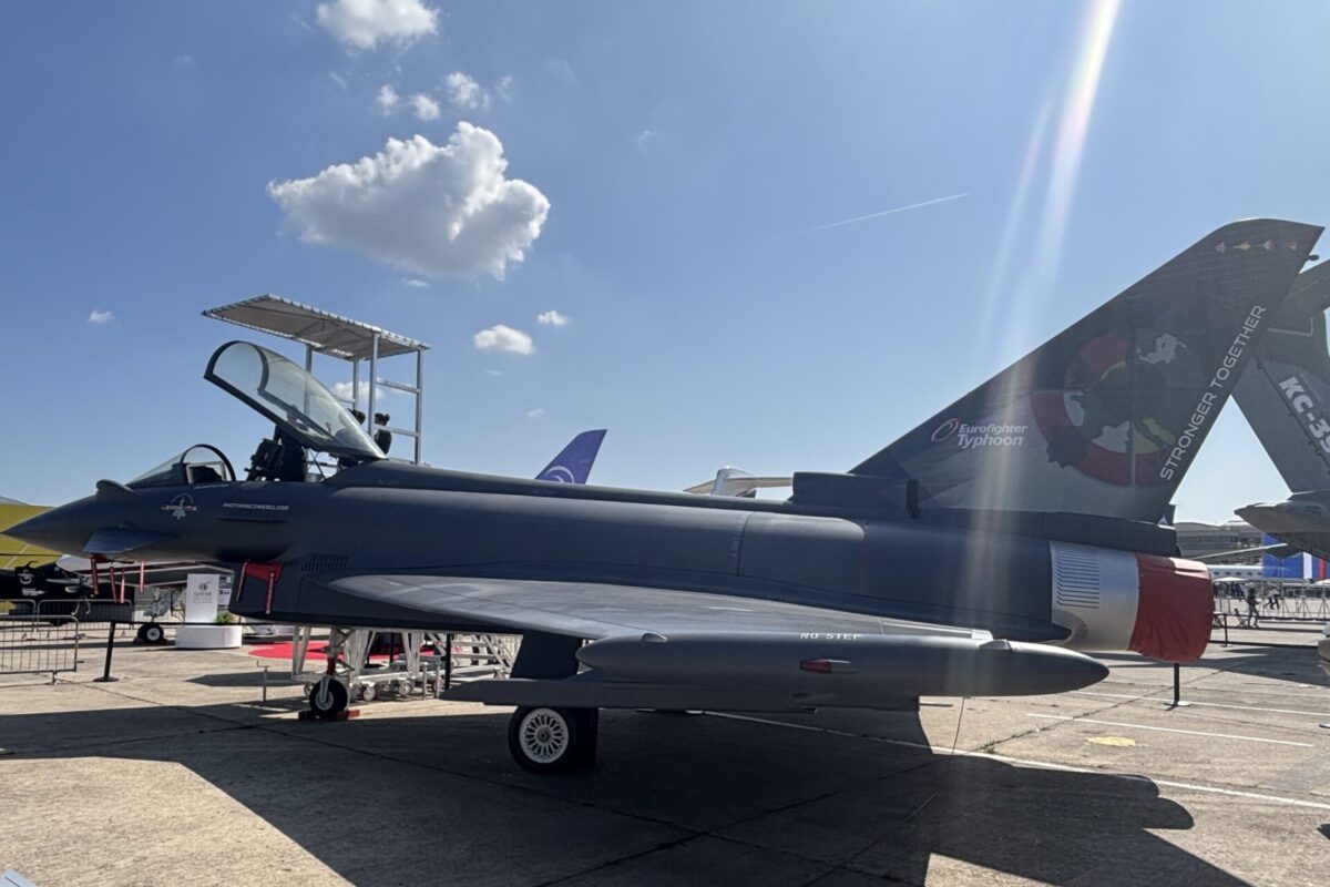 Eurofighter Typhoon at Paris Air Show 2025