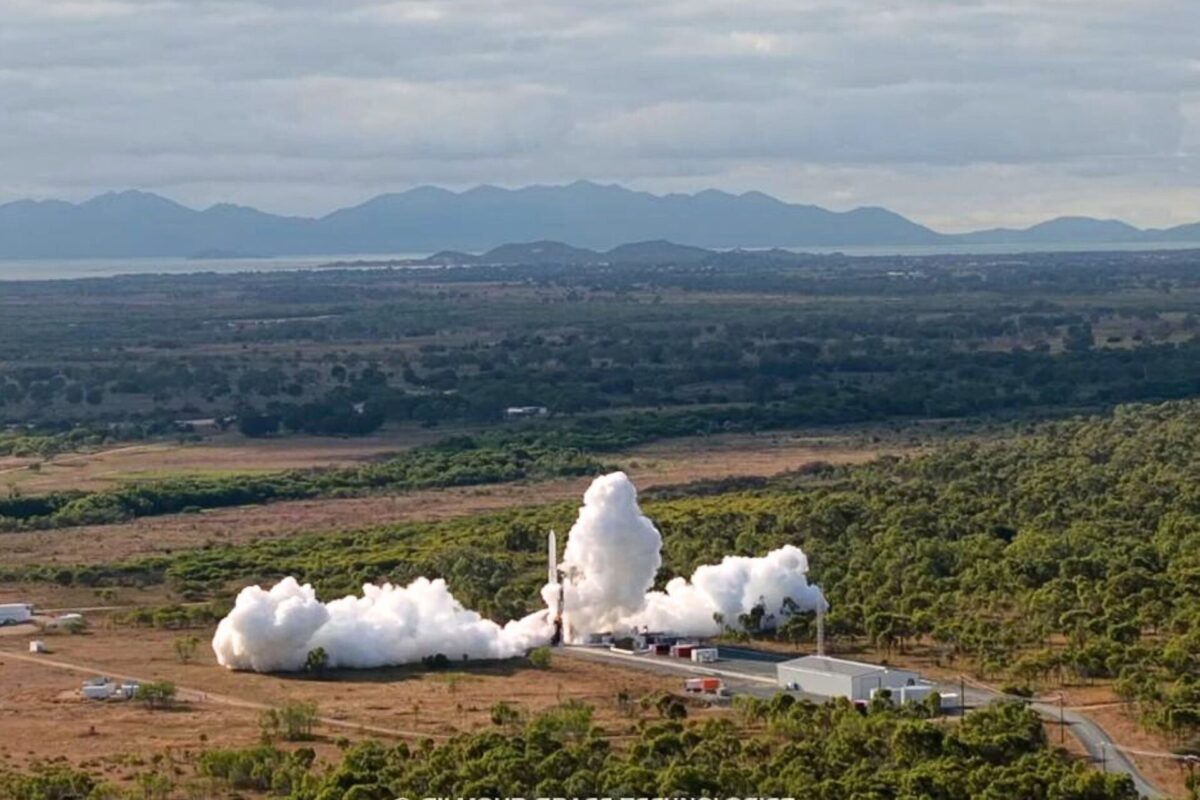 First AU rocket launched crashes