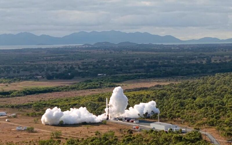 First AU rocket launched crashes