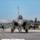 Greek Rafale fighter jets at Tanagra Air Base near Athens