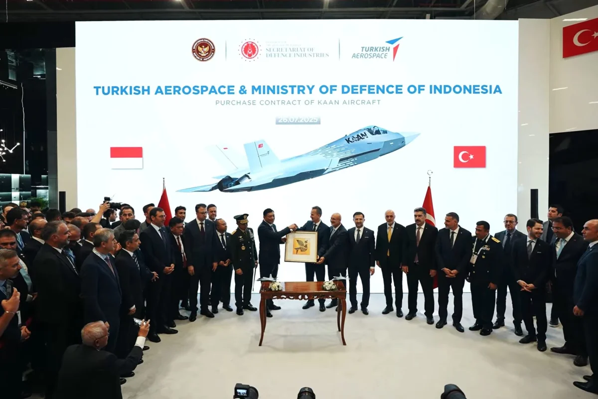 Indonesia and Turkey sign contract for 48 KAAN fighter jets at IDEF 2025