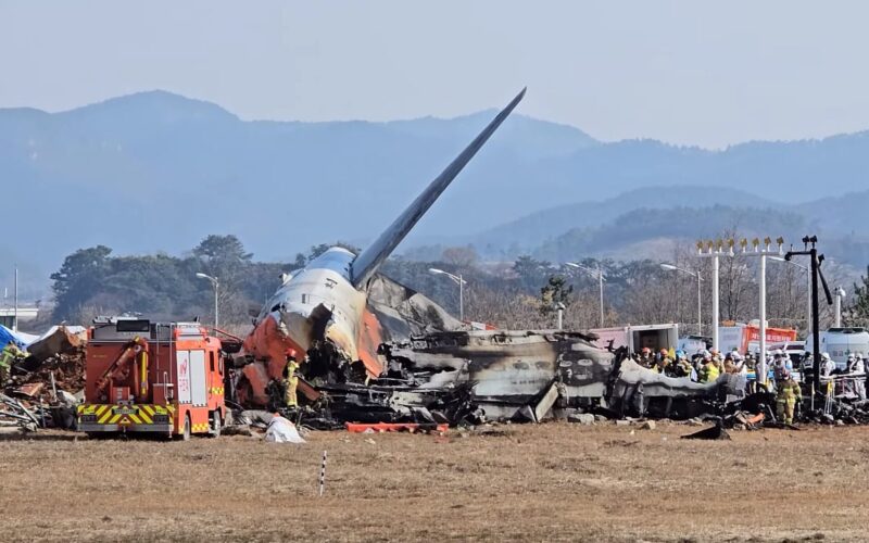 Jeju Air flight 2216 crash site