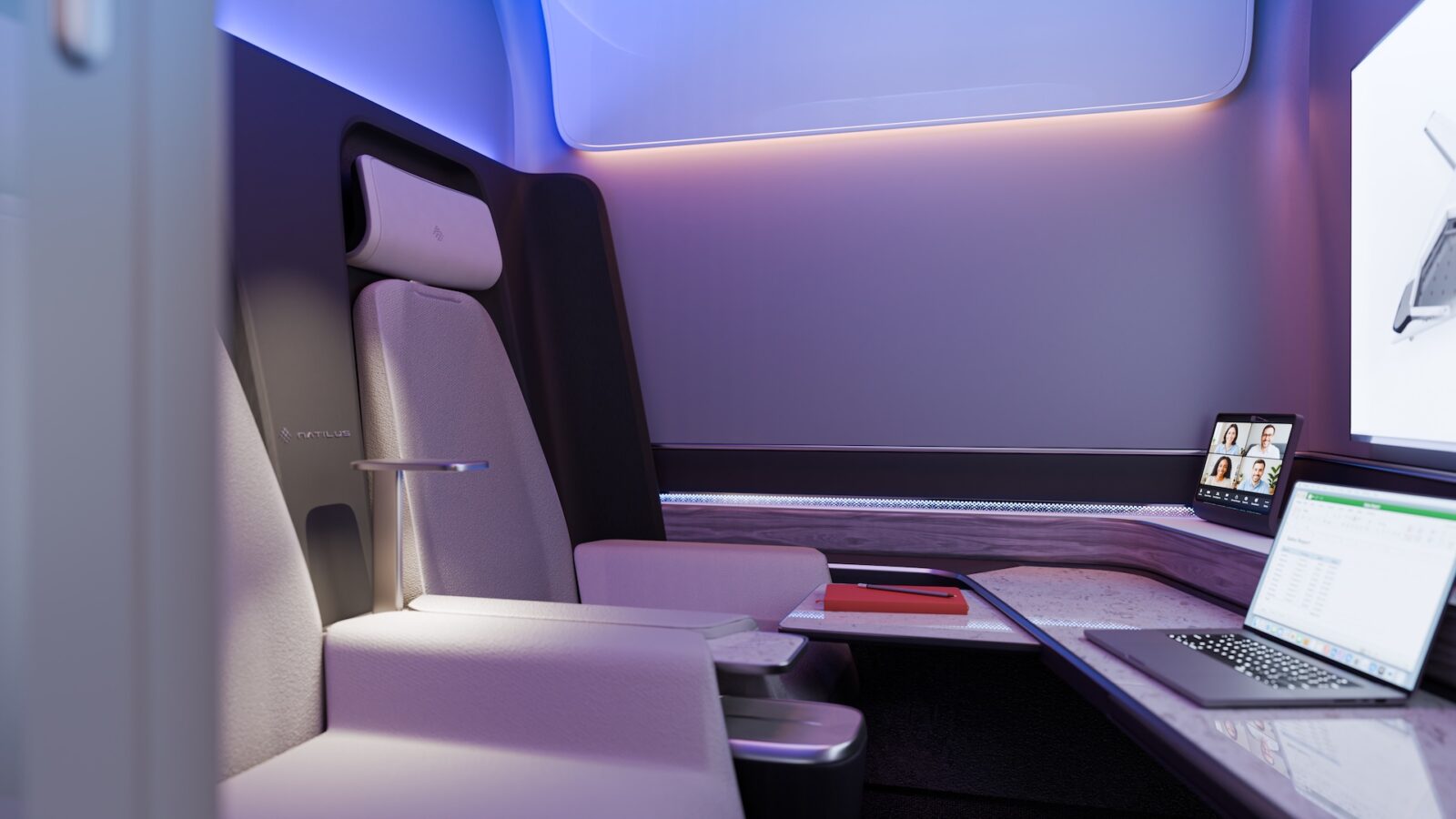 Natilus unveils innovative interiors for its future aircraft - AeroTime