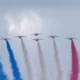 Patrouille de France during Bastille Day flypast 2025