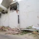 Prime Minister of Bharat Shri Narendra Damodardas Modi looks on at the wreckage of the crashed Air India Flight 171
