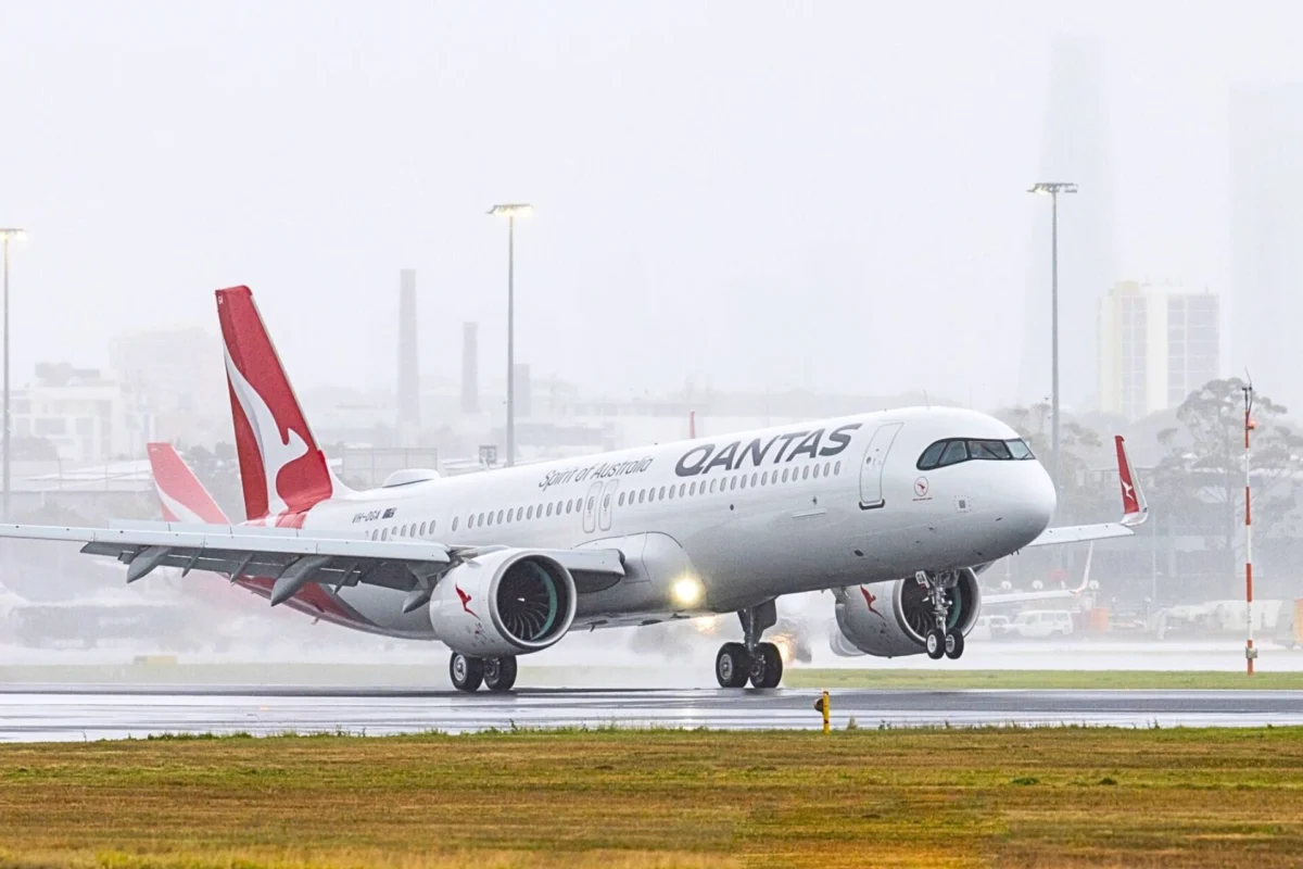 Qantas A321XLR arrives in SYD Qantas A321XLR arrives in SYD