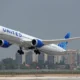 United Boeing 787 10