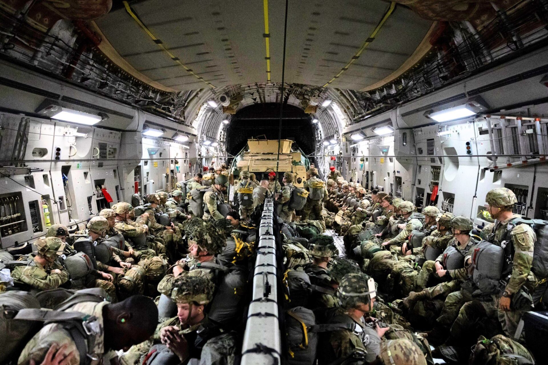 Allied paratroopers execute night-time parachute insertion for Talisman Sabre 25