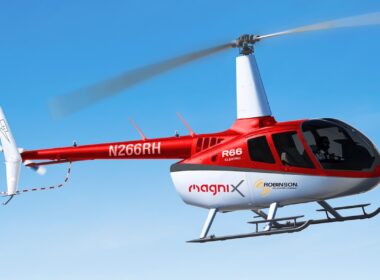 Robinson R66 electric magniX