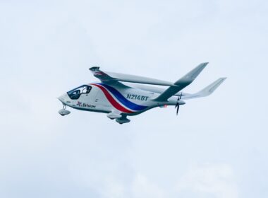 BETA Technologies in Bristow livery