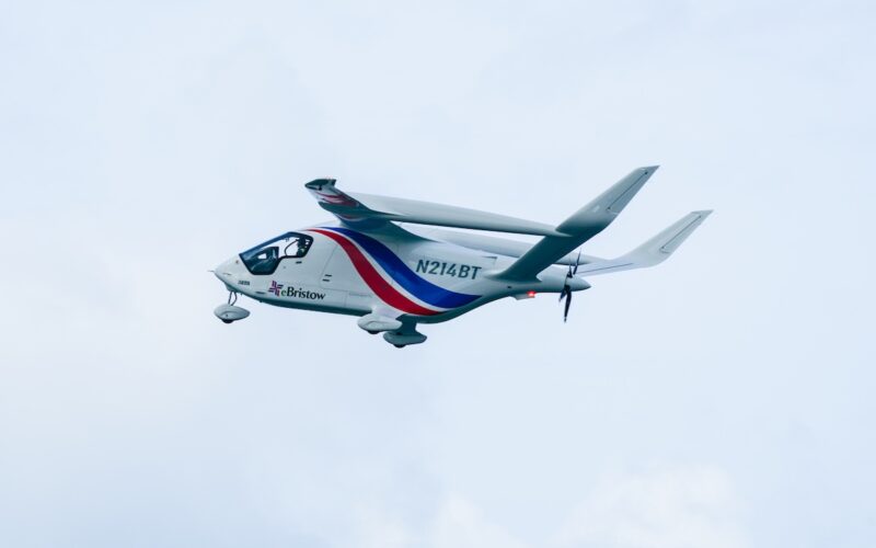 ALIA flies in Norway select BETA Technologies in Bristow livery