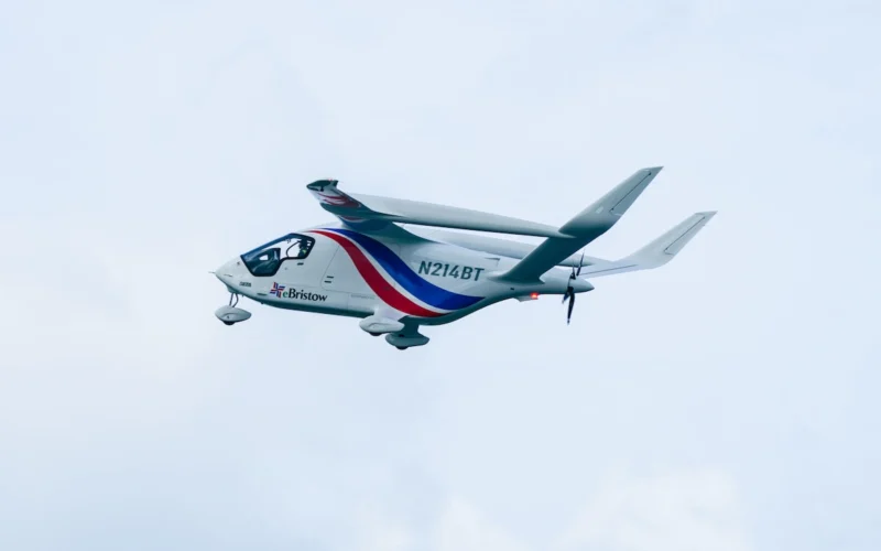 BETA Technologies in Bristow livery