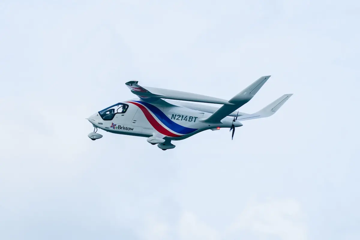 BETA Technologies in Bristow livery