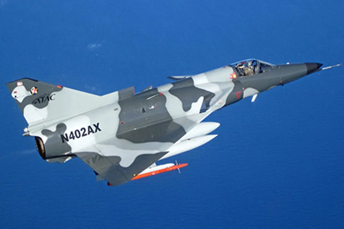 ATAC Kfir chase aircraft ATAC Kfir chase aircraft