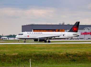 Air Canada A320-200 Montreal's international Airport