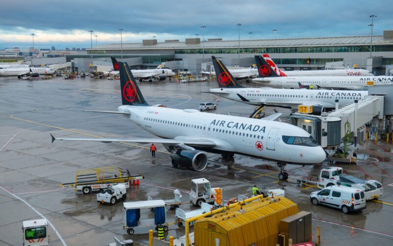 Air Canada Airbus A320 214 C GJVT at Toronto Pearson International Airport