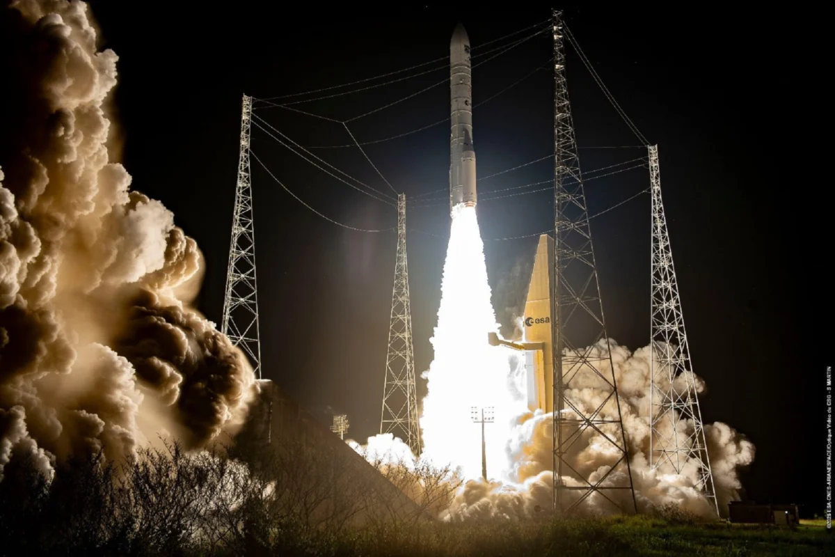 Ariane 6 rocket launch Airbus satellite