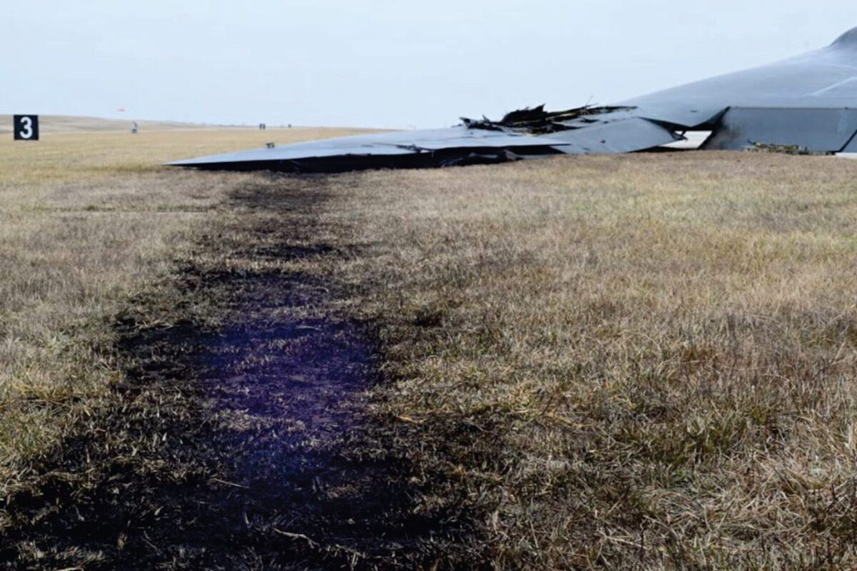 Picture of the December 2022 B 2 Spirit crash