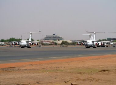 Badr Airlines Ilyushin Il-76TD at Karthum Airport