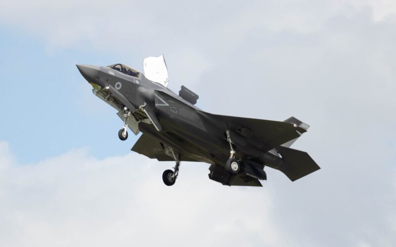 British F 35B Lightning II fighter jet