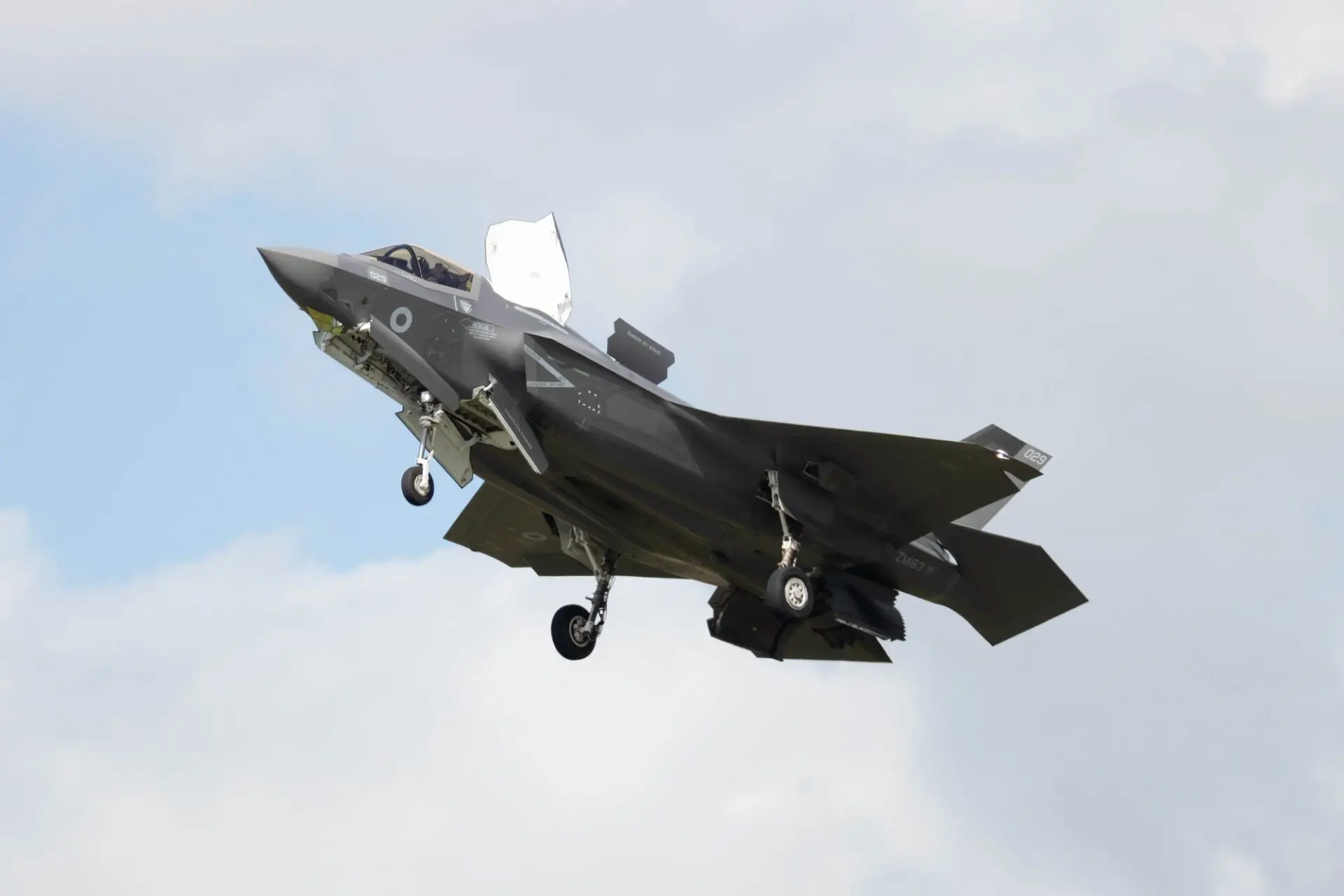 British F 35B Lightning II fighter jet