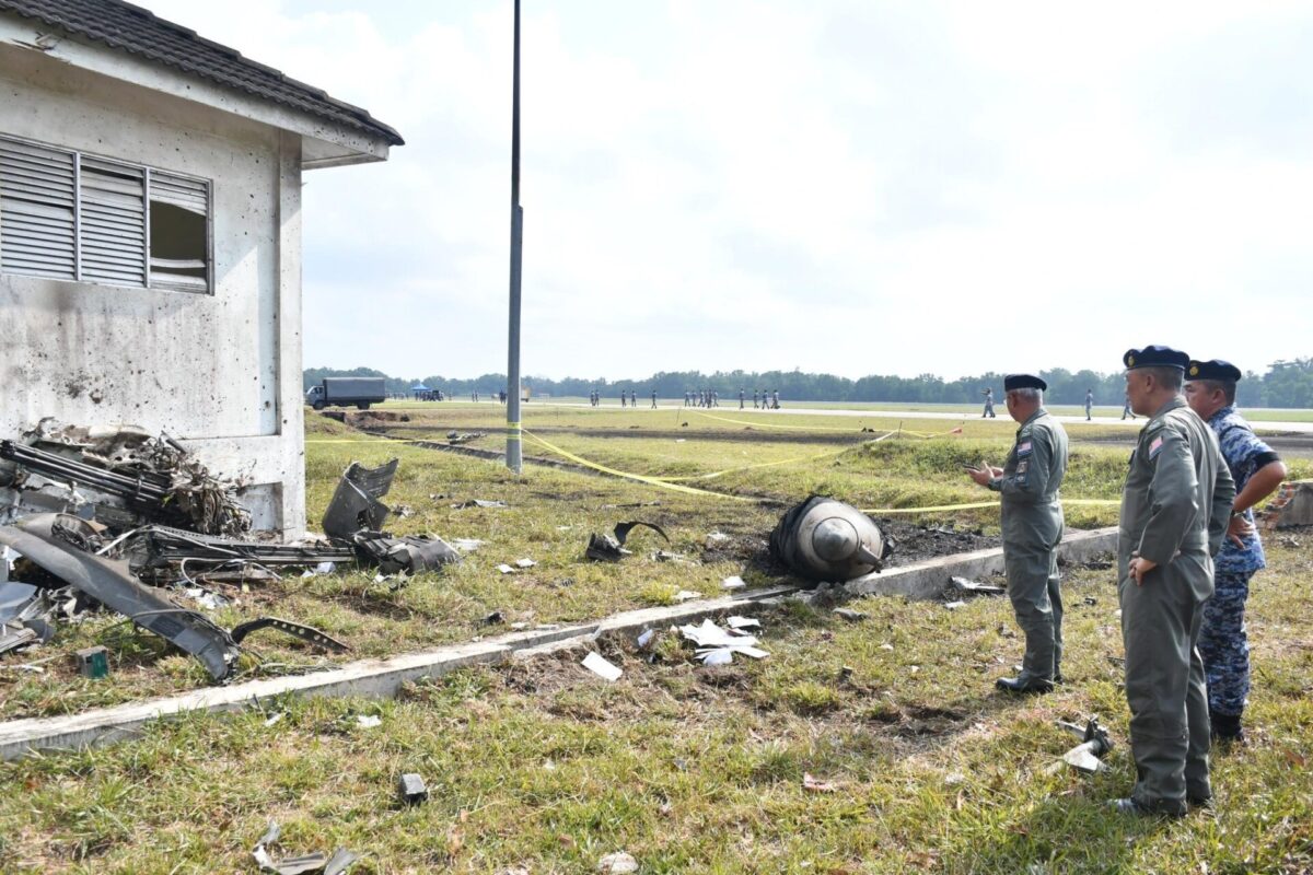 Crash of RMAF Hornet in Malaysia