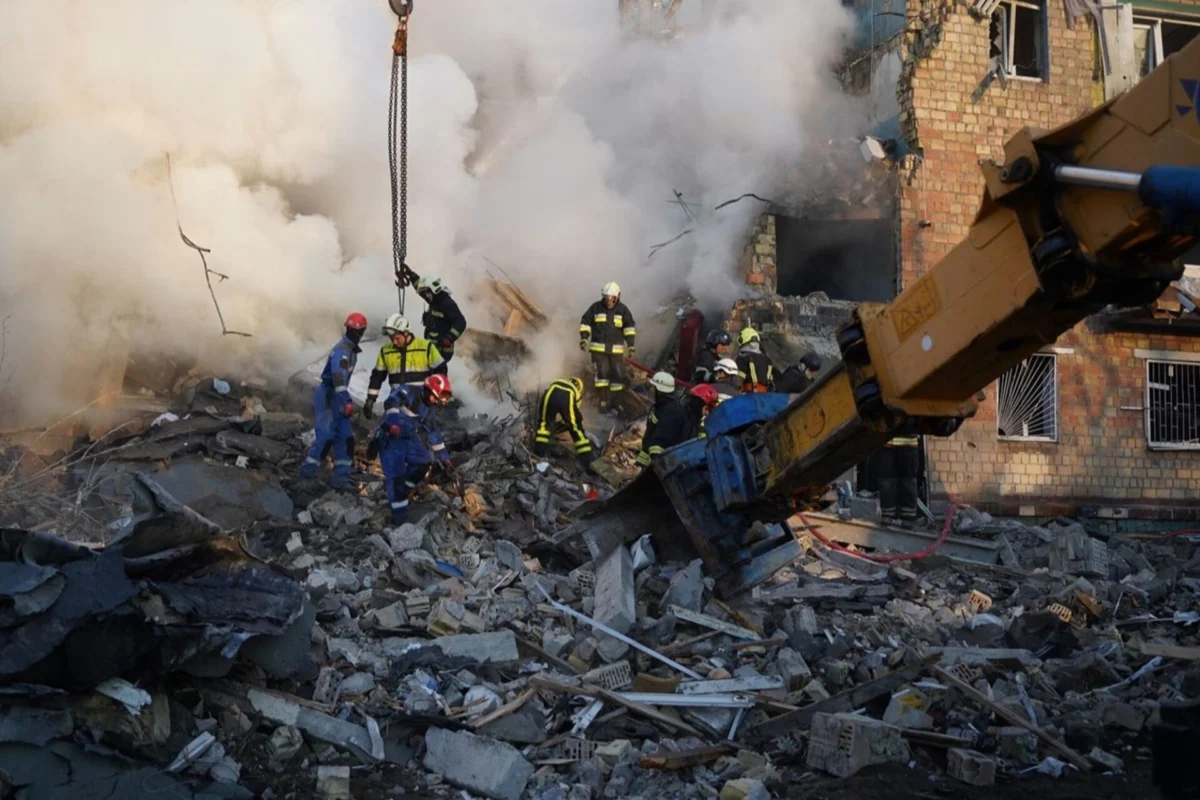 Destructions in Kyiv after Russian attack 2025 08 28