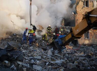 Destructions in Kyiv after Russian attack, 2025-08-28