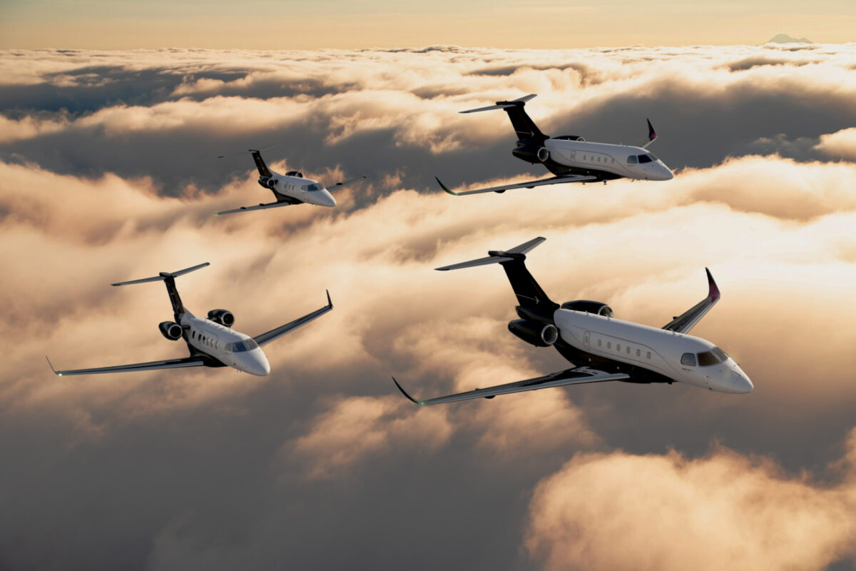 Embraer Praetor family business jets