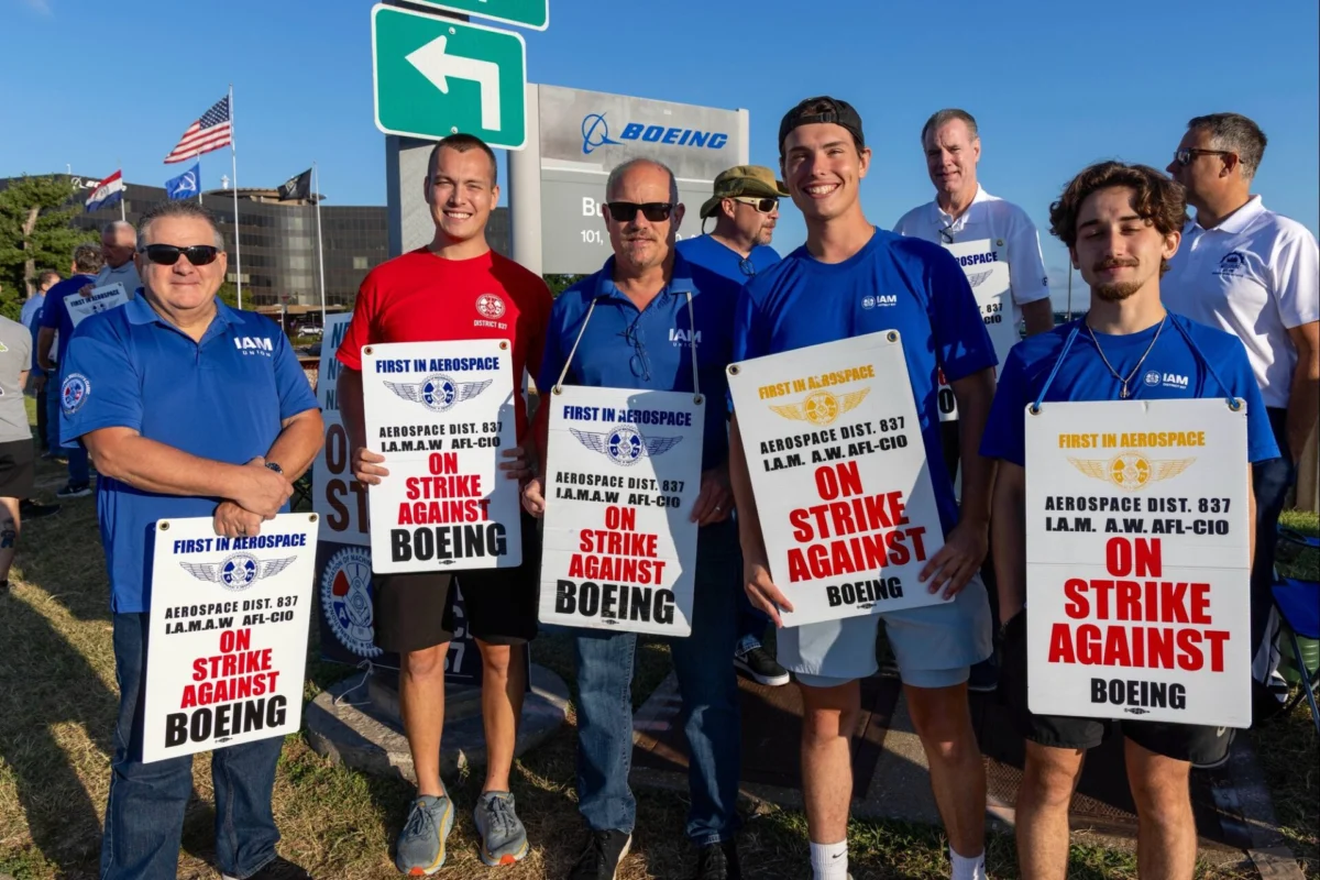 IAM Union striking defense workers IAM Union striking defense workers