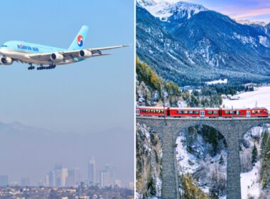 Korean Air and Swiss Fed Rail collaboration