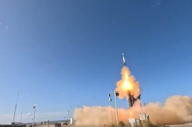 MBDA ASTER long range missile test