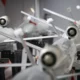 Missiles being produced in a Ukrainian factory