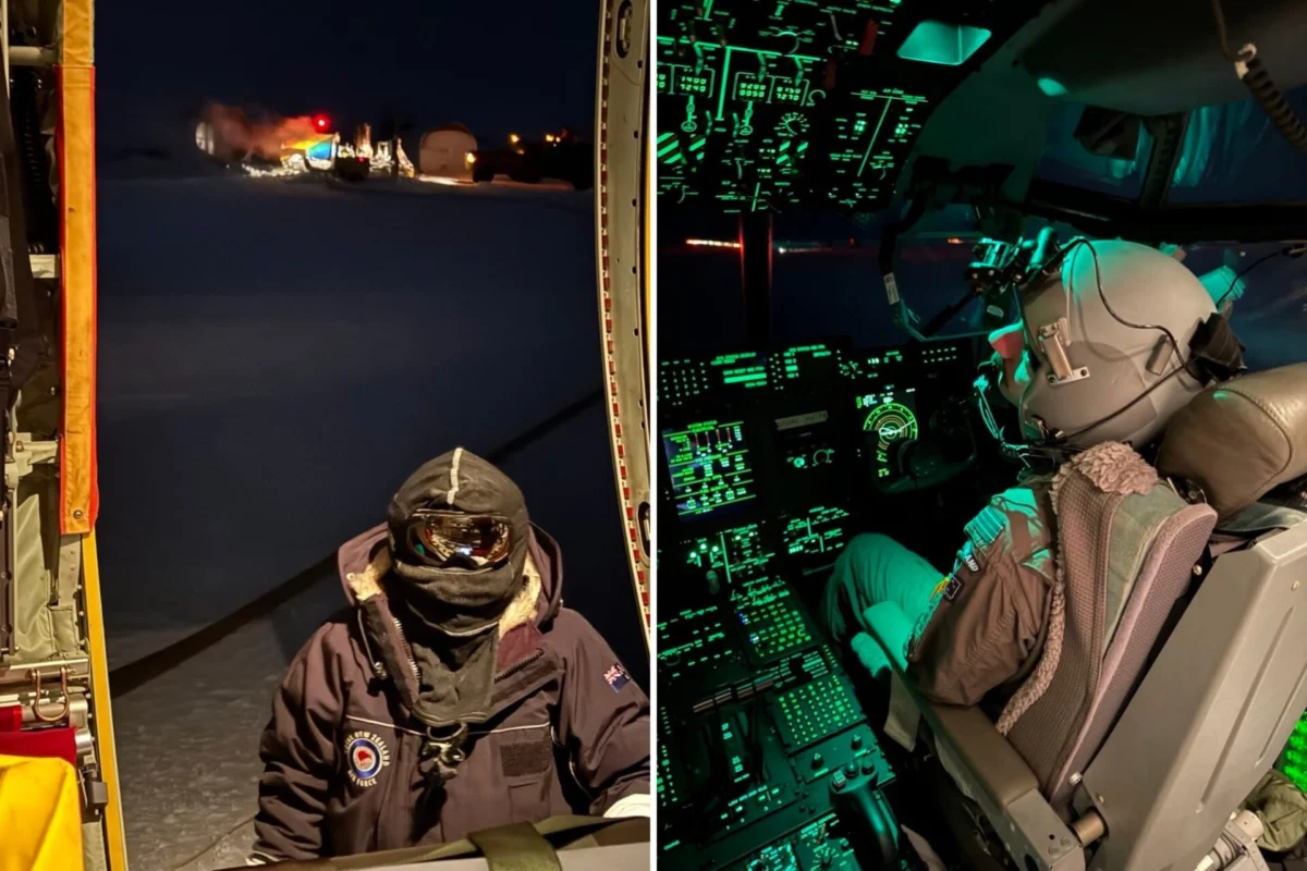NZ Air Force Antarctic rescue NZ Air Force Antarctic rescue