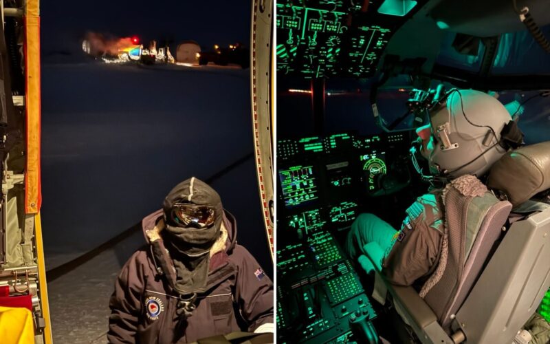 NZ Air Force Antarctic rescue