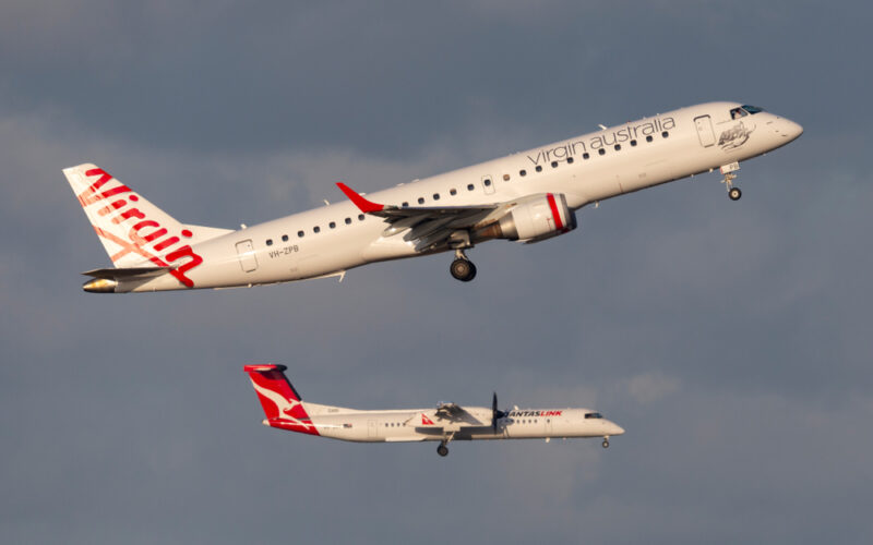 SydneyAustralia October72013VirginAustraliaAirlinesEmbraer Sydney,,Australia,-,October,7,,2013:,Virgin,Australia,Airlines,Embraer