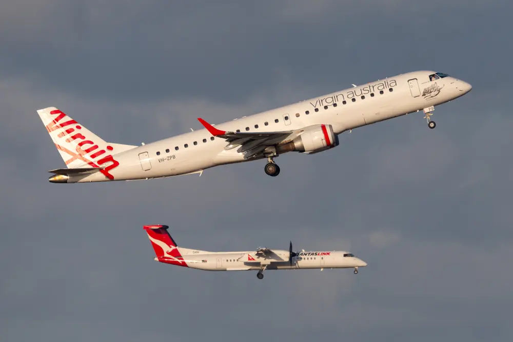 Sydney,,Australia,-,October,7,,2013:,Virgin,Australia,Airlines,Embraer