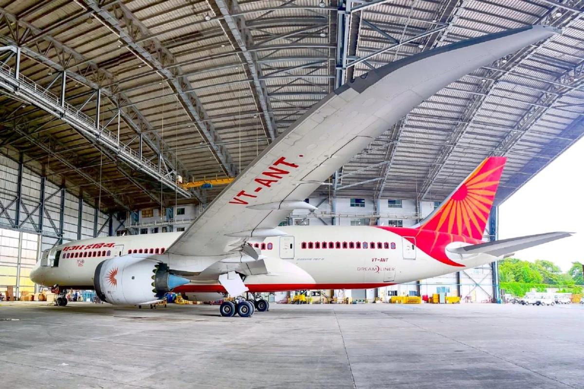 Retrofitted Air India B787 8 aircraft Retrofitted Air India B787 8 aircraft