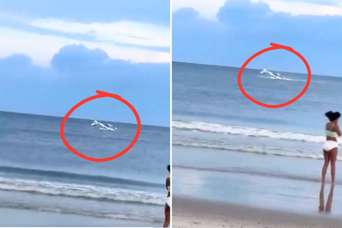 Small aircraft emergency landing off North Carolina