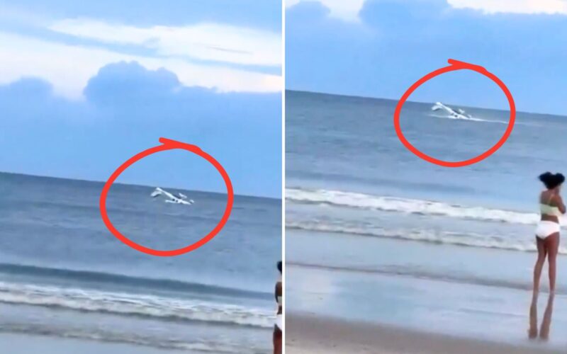 Small aircraft emergency landing off North Carolina