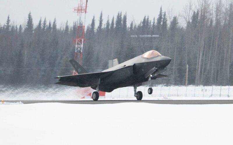 USAF F 35Aat Eielson Air Force Base Alaska