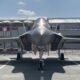 USAF Lockheed Martin F-35 fighter jet at Paris Air Show 2025