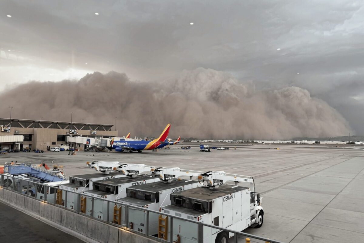 View from Phoenix Sky Harbor International Airport
