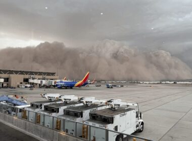 View from Phoenix Sky Harbor International Airport