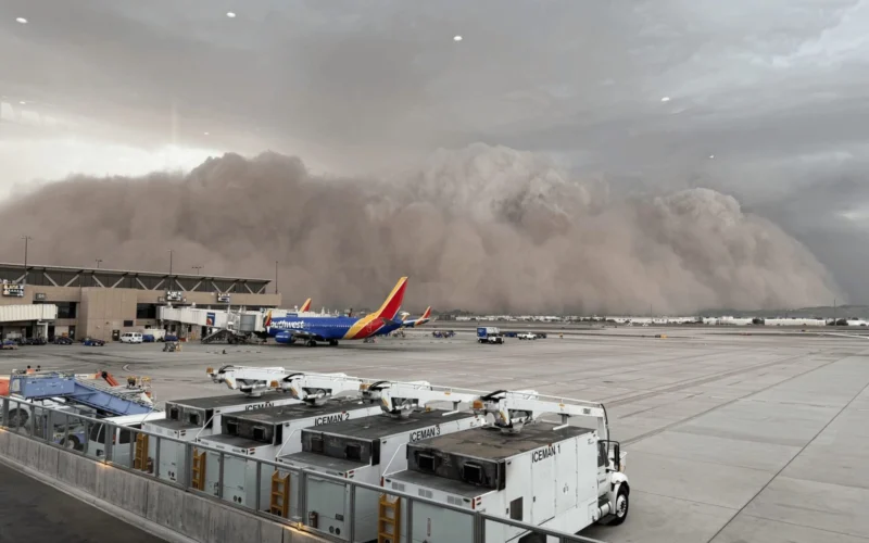 View from Phoenix Sky Harbor International Airport
